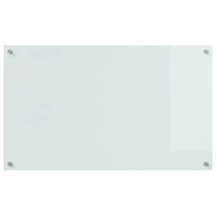 Crédence de cuisine 2 pcs Blanc 100 x 60 cm verre trempé - 4