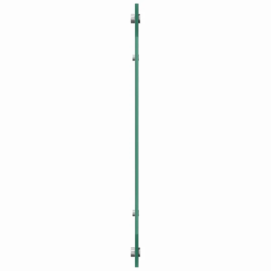 Crédence de cuisine 2 pcs Blanc 100 x 60 cm verre trempé - 5
