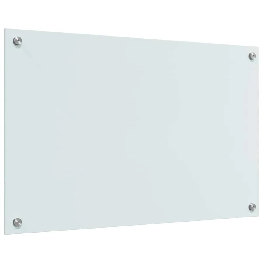 Crédence de cuisine 2 pcs Blanc 80 x 50 cm verre trempé - 6