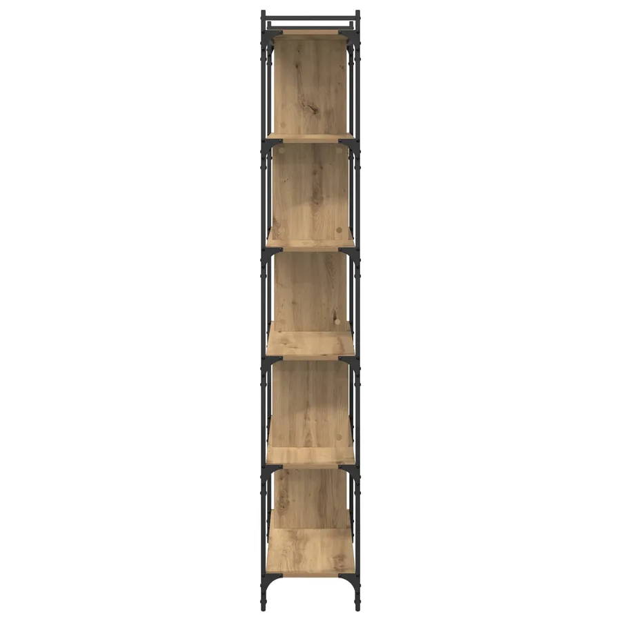 Bibliothèque 5 niveaux 76 x 32 x 192 cm Bois d'ingénierie - 6