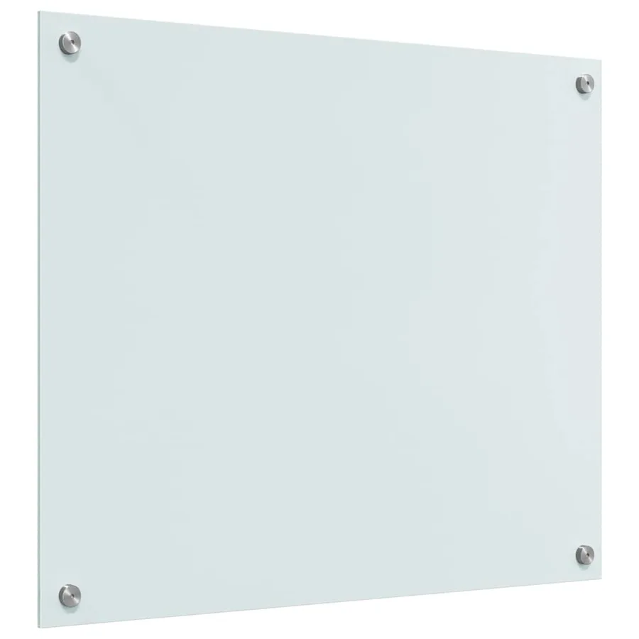 Crédence de cuisine 2 pcs Blanc 70 x 60 cm verre trempé - 6
