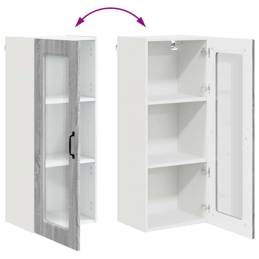 Panneau de lave-vaisselle Kalmar Gris Sonoma 40 x 31 x 100 cm - 9