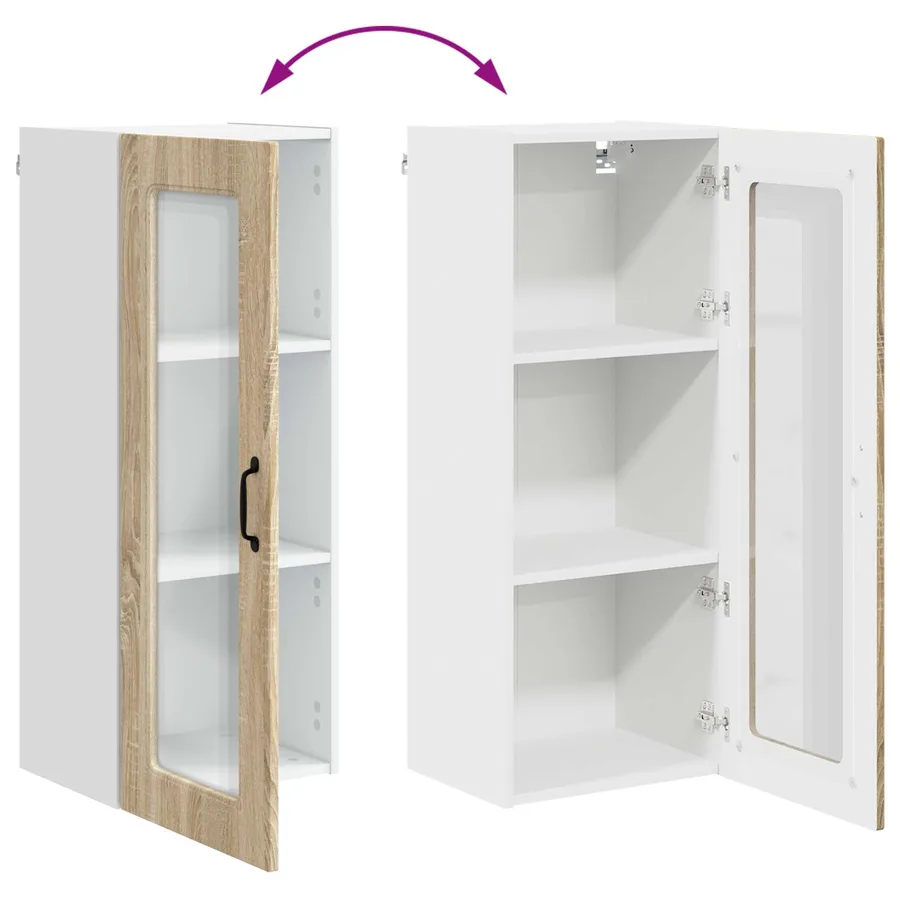 Panneau de lave-vaisselle Kalmar Chêne Sonoma 40 x 31 x 100 cm - 11
