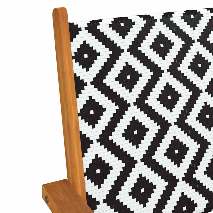 Chaises de jardin 8 pcs en bois d'acacia massif - 7
