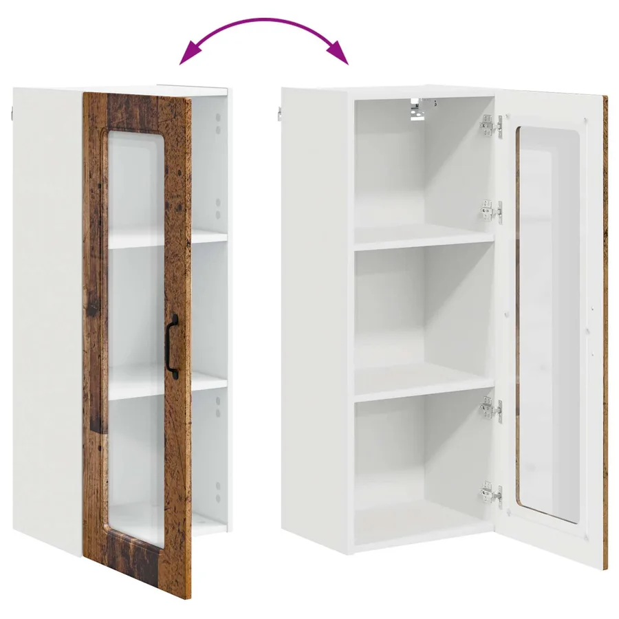 Panneau de lave-vaisselle Kalmar Bois ancien 40 x 31 x 100 cm - 9