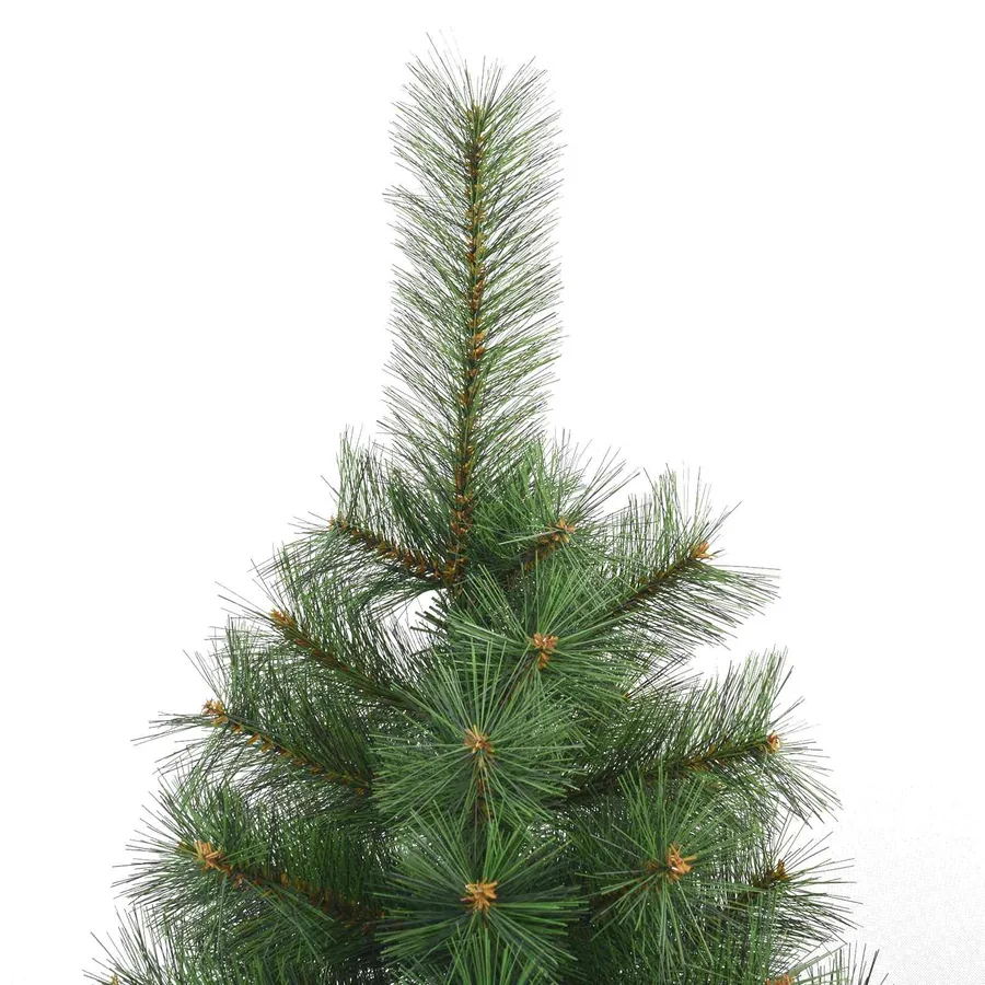 Sapin de Noël artificiel avec 300 LED Vert 210 cm PE et PVC - 15