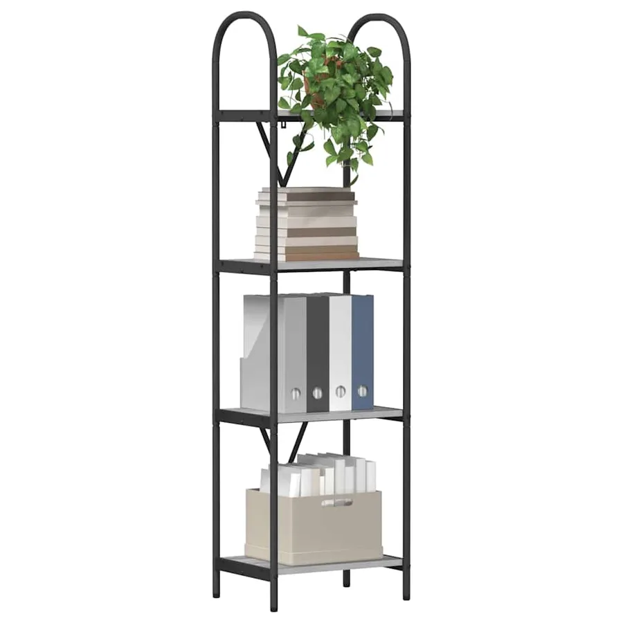 Étagère Gris Sonoma 40 x 30 x 146 cm Bois d'ingénierie - 3