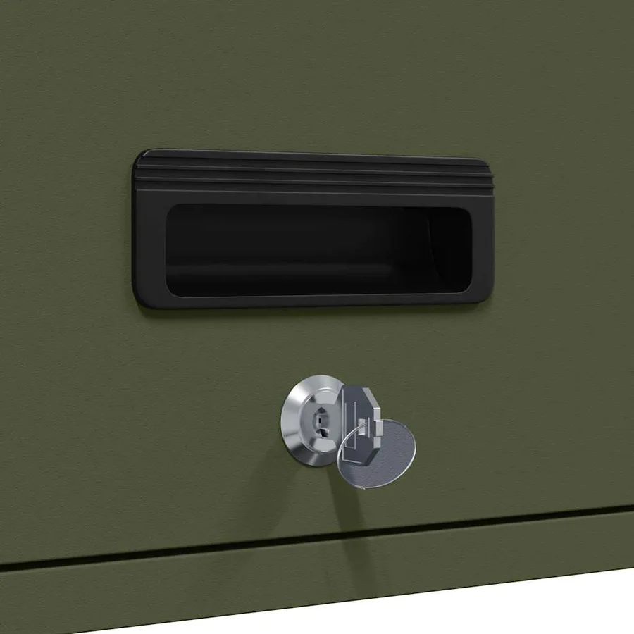 Armoire murale pour garage Vert olive 80 x 33 x 35 cm - 11