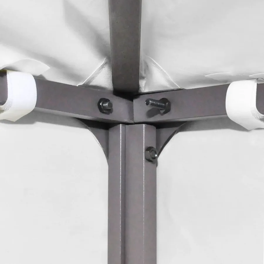 Toile de toit de belvédère 2 niveaux 310 g/m² 3x3 m Blanc - 5