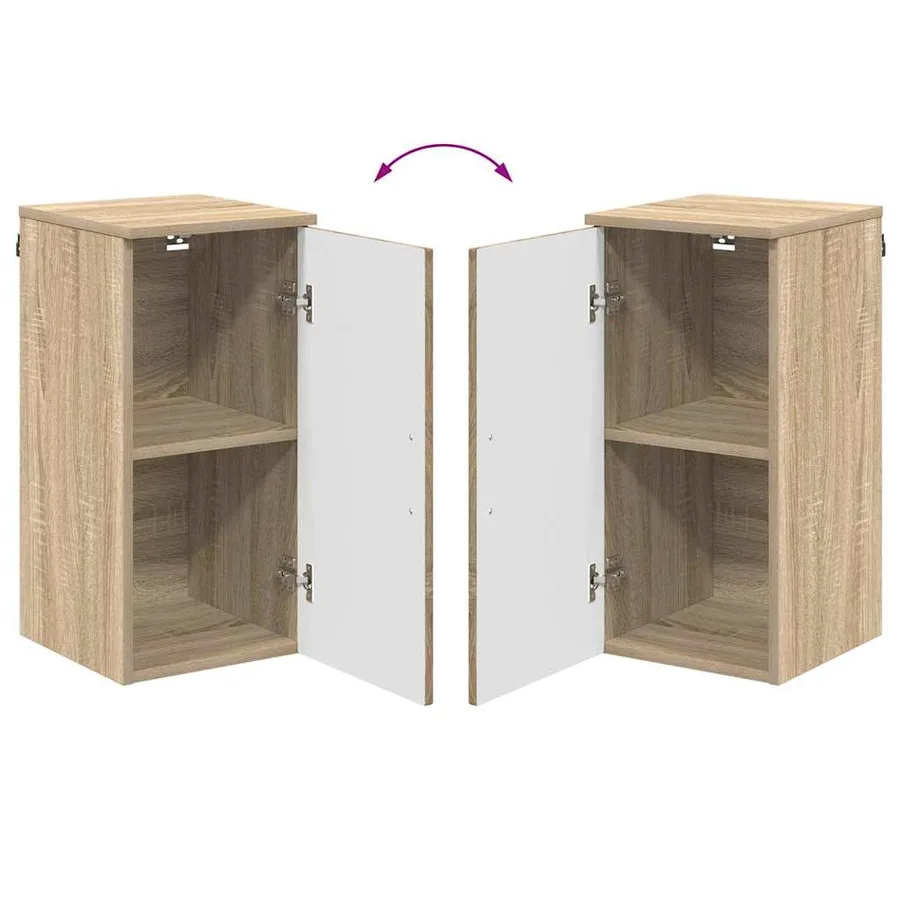 Ensemble de mobilier de salle de bain 5 pcs Chêne Sonoma - 14