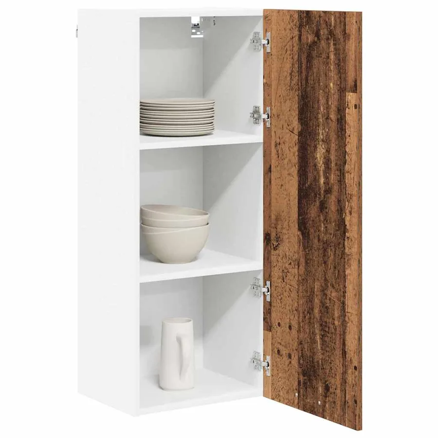 Armoire suspendue avec stockage Bois ancien 40 x 31 x 100 cm - 3