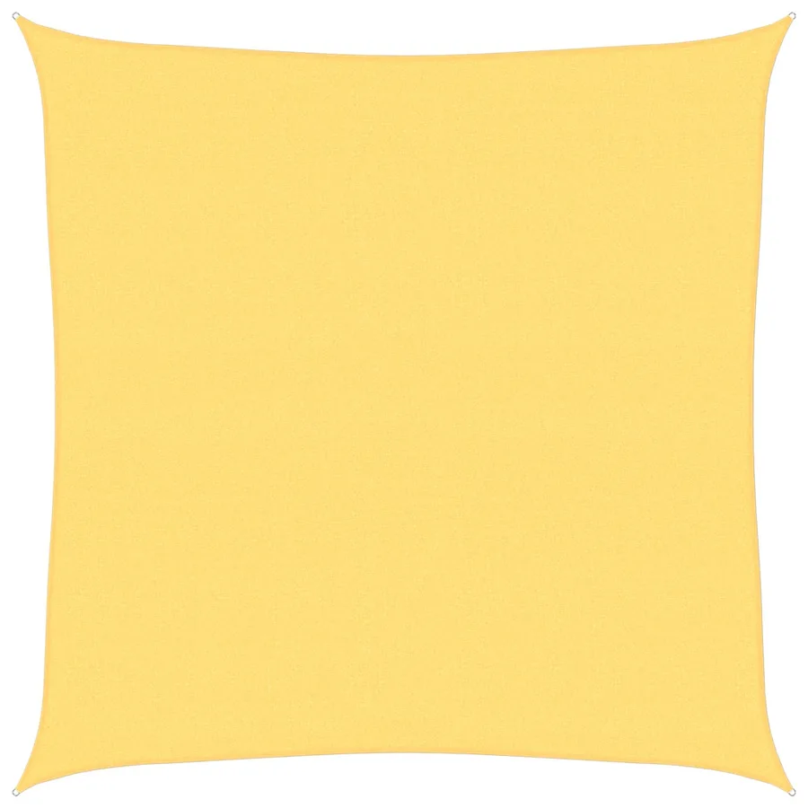 Voile d'ombrage 160 g/m² Beige 4x4 m PEHD - 2