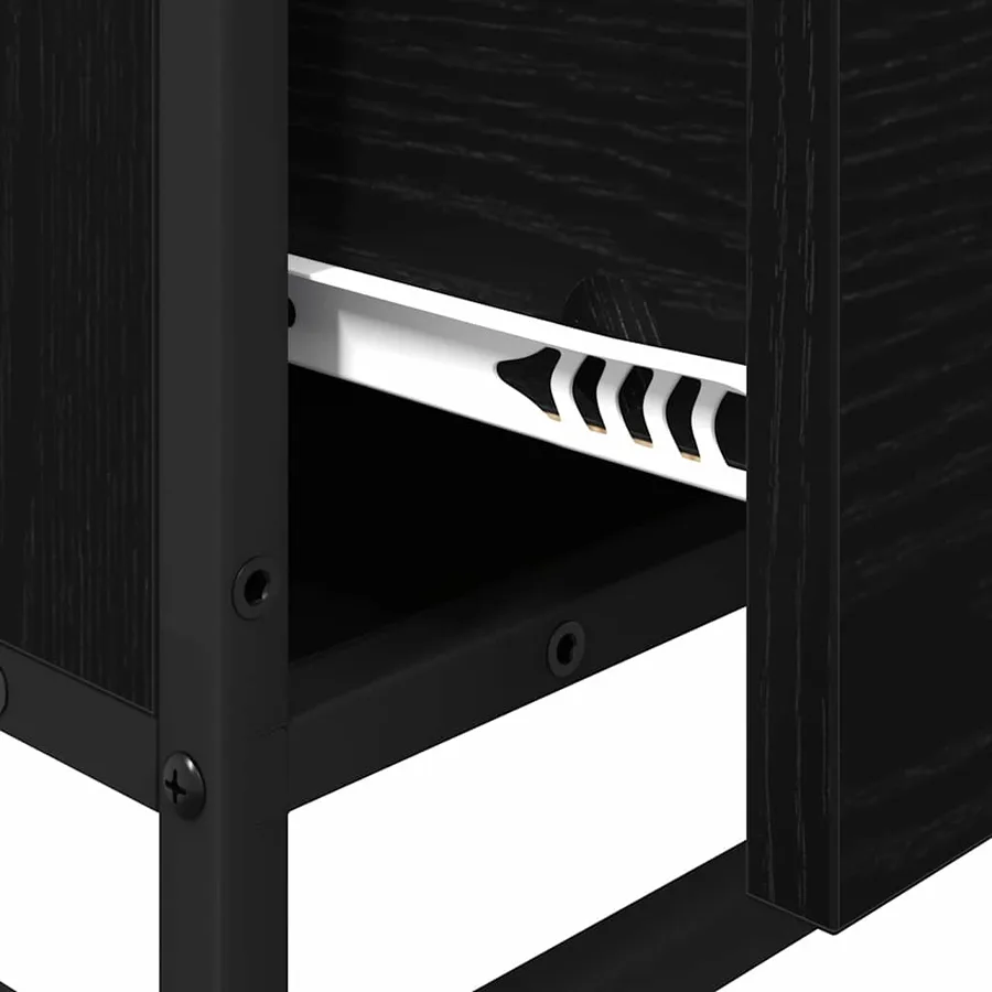 Ensemble de mobilier de salle de bain 4 pcs Chêne noir - 14