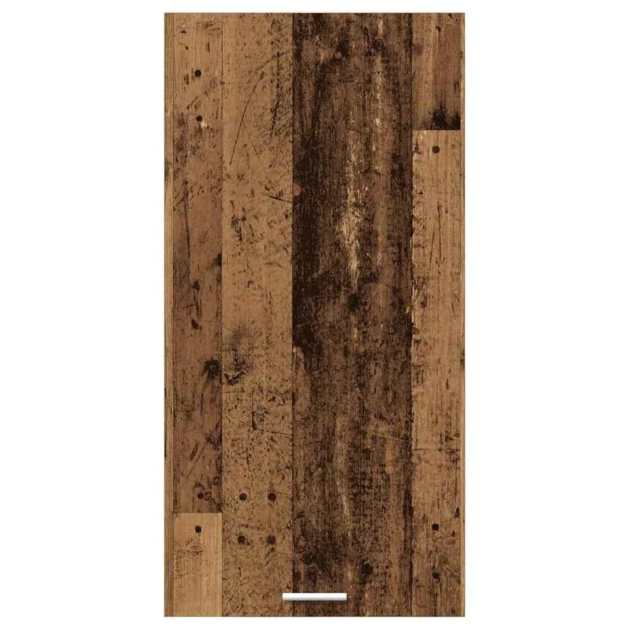 Armoire suspendue Bois ancien et Blanc 50 x 31 x 100 cm - 6
