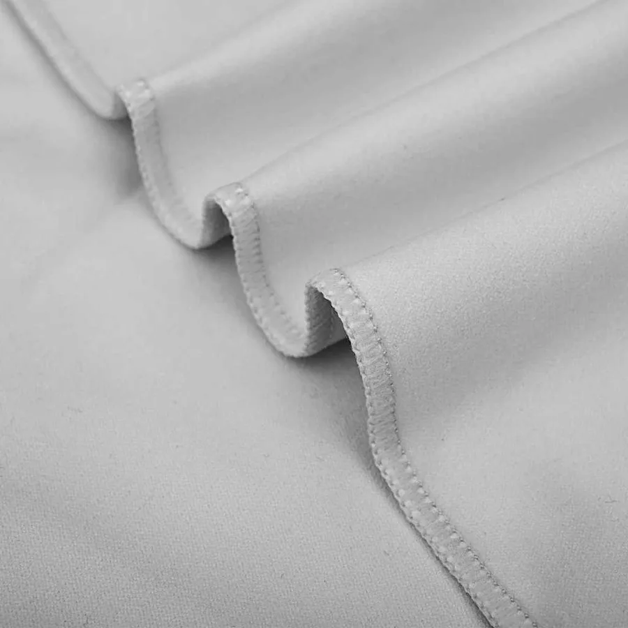 Set de serviettes de sport 2 pcs Gris tissu - 6