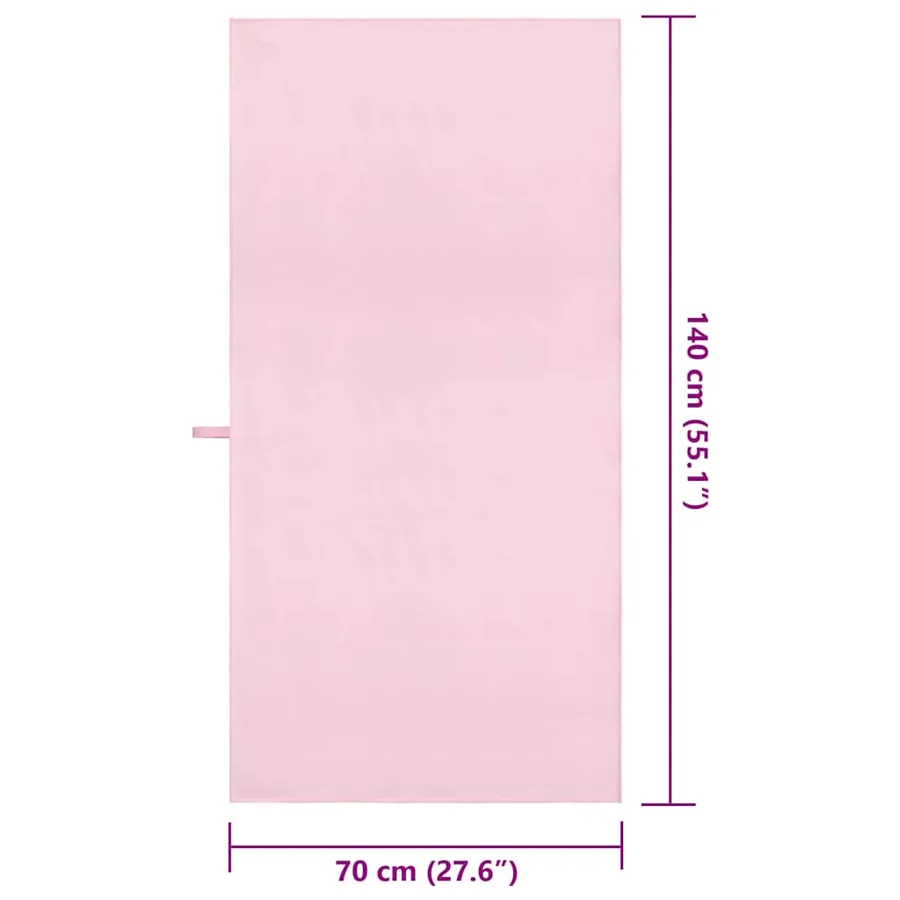 Serviettes de sport 2 pcs Rose 140 x 70 cm - 8