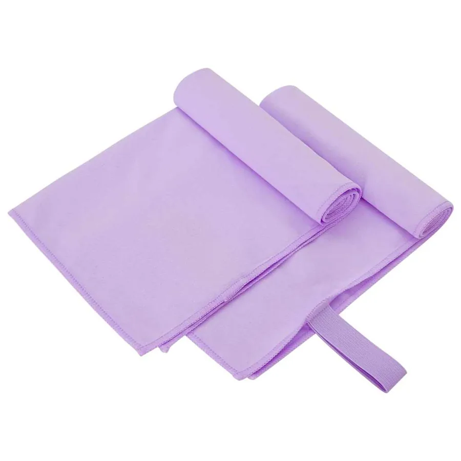 Serviettes de sport 2 pcs Violet 50 x 30 cm