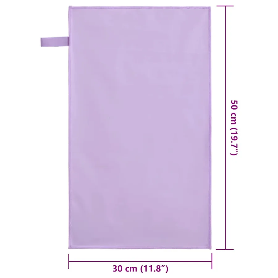 Serviettes de sport 2 pcs Violet 50 x 30 cm - 8