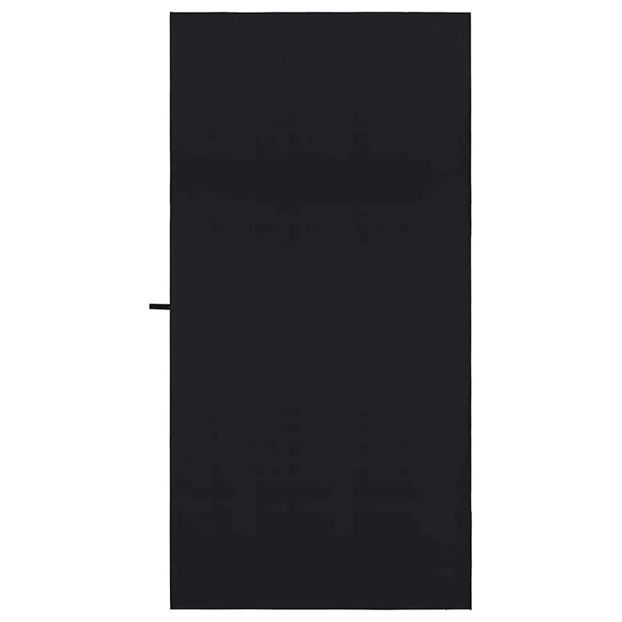Serviettes de sport 2 pcs Noir 200 x 100 cm - 4