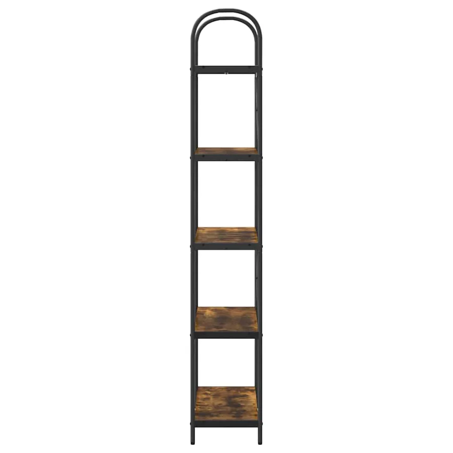 Étagère Chêne fumé 80 x 30 x 183 cm Bois d'ingénierie - 6
