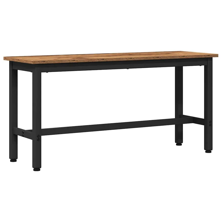 Banc de salle à manger 2 pcs Bois ancien 100 x 32,5 x 48,5 cm - 4