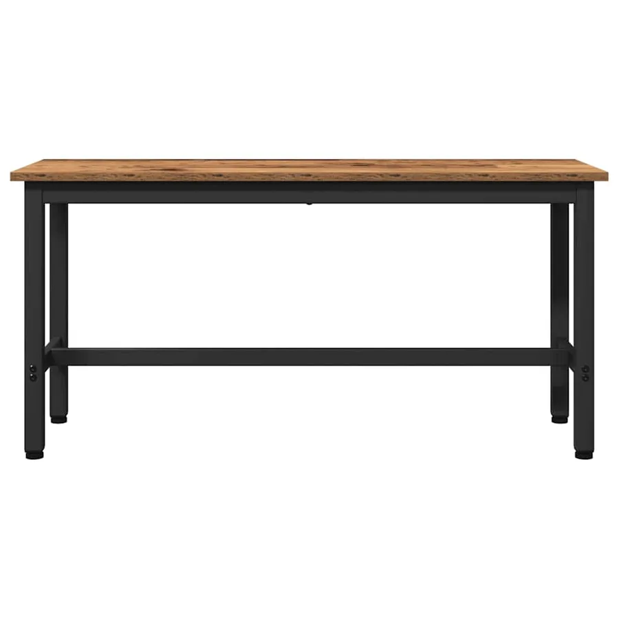 Banc de salle à manger 2 pcs Bois ancien 100 x 32,5 x 48,5 cm - 5
