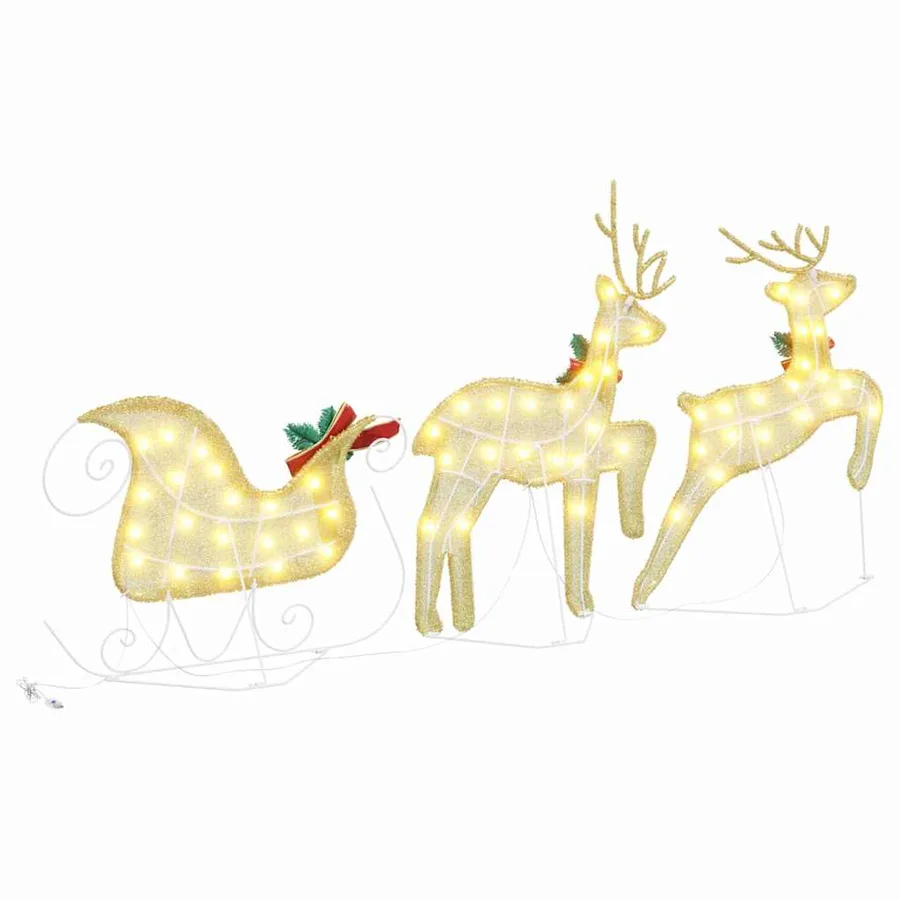 Rennes LED 3 pcs Blanc chaud tissu - 7
