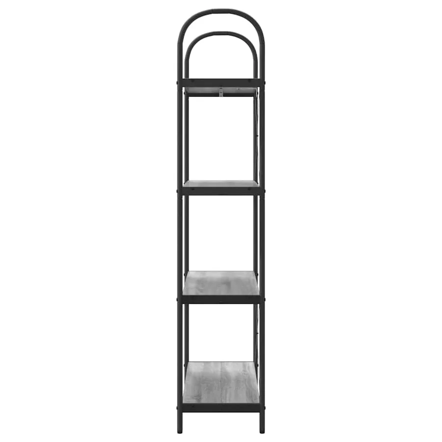 Étagère Gris Sonoma 80 x 30 x 146 cm Bois d'ingénierie - 6