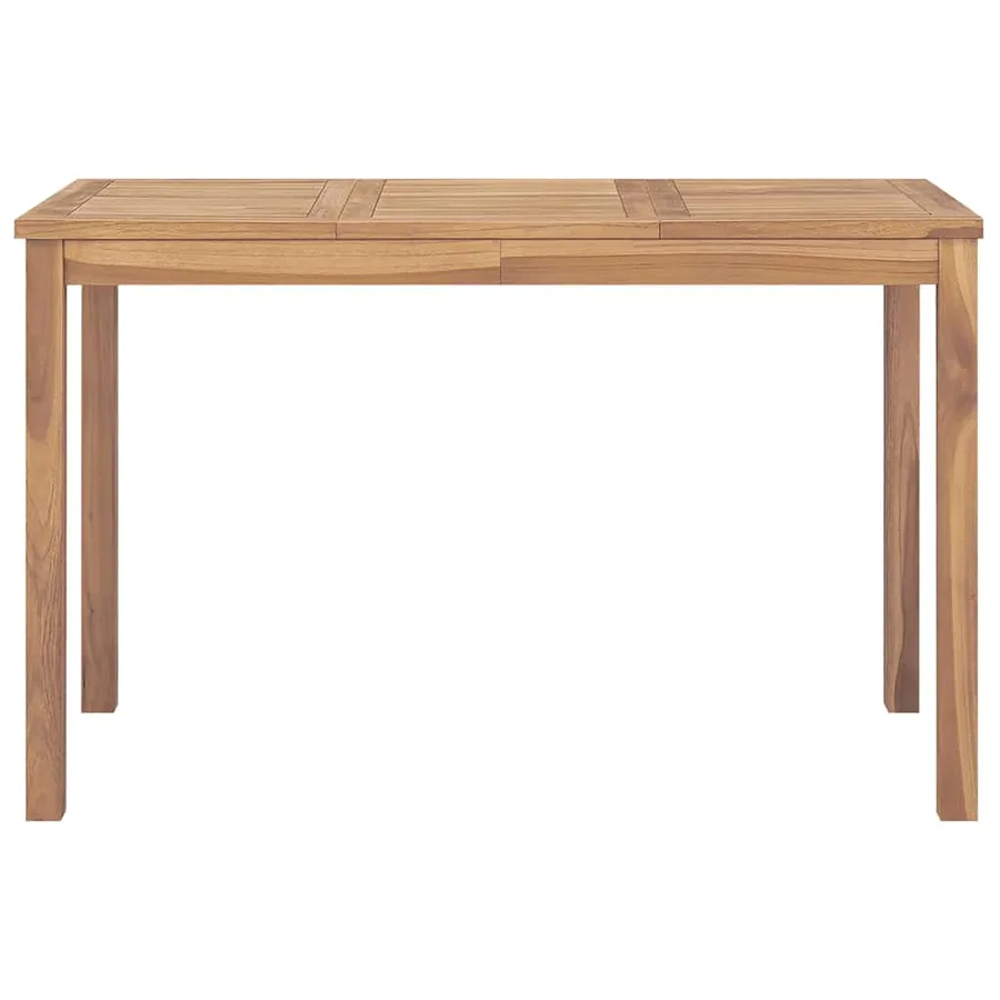 Table à dîner de jardin 120x70x77 cm Bois de teck solide - 2