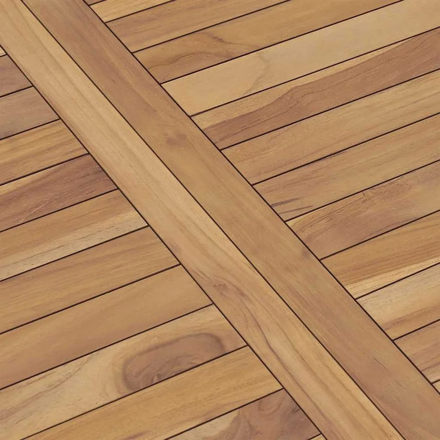 Table à dîner de jardin 120x70x77 cm Bois de teck solide - 5
