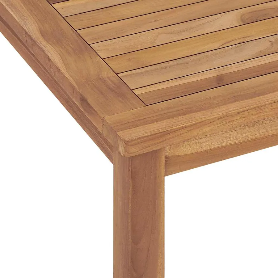 Table à dîner de jardin 120x70x77 cm Bois de teck solide - 6