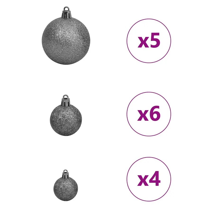 Sapin de Noël Artificiel à Branches Articulées Vert 150 cm - 7
