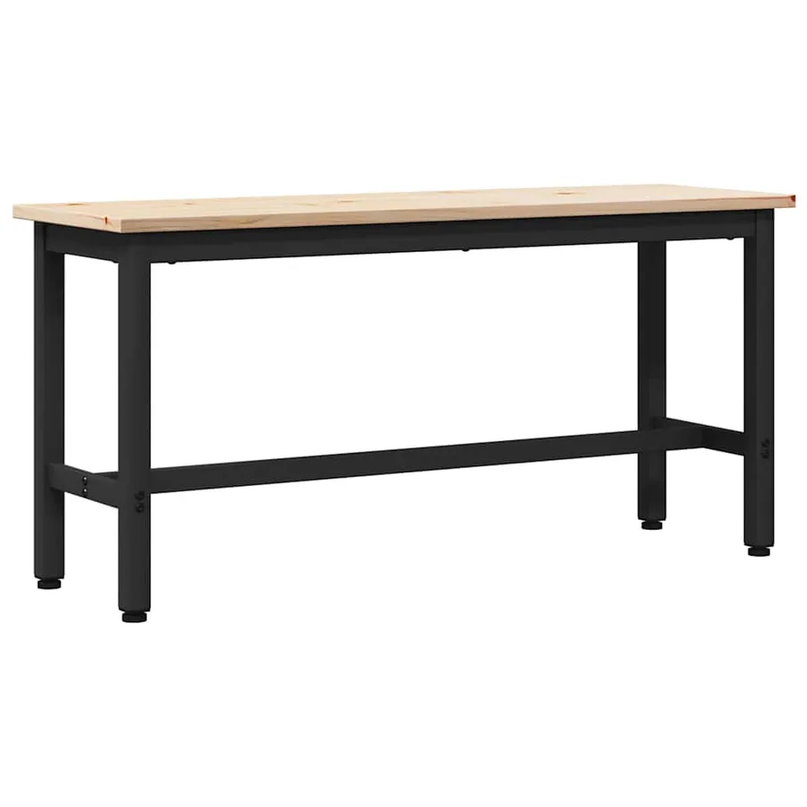 Banc de salle à manger Naturel 100 x 32,5 x 49 cm - 2