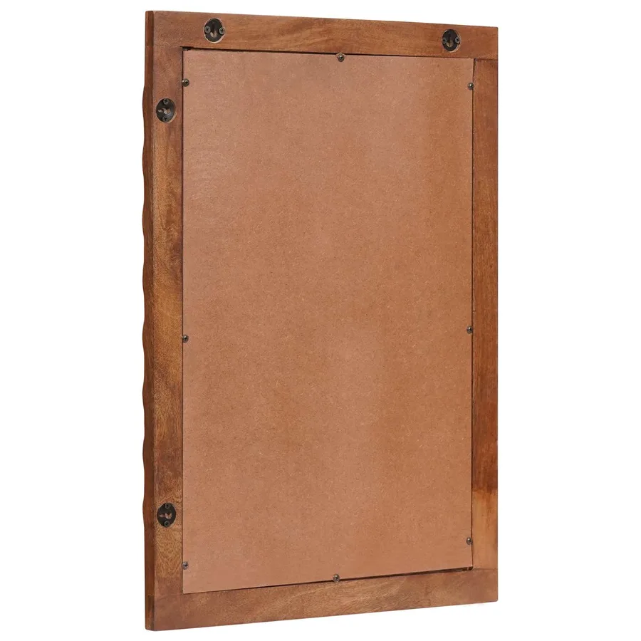 Miroir de salle de bain Finition Acacia Brun 50 x 70 x 2,5 cm - 3