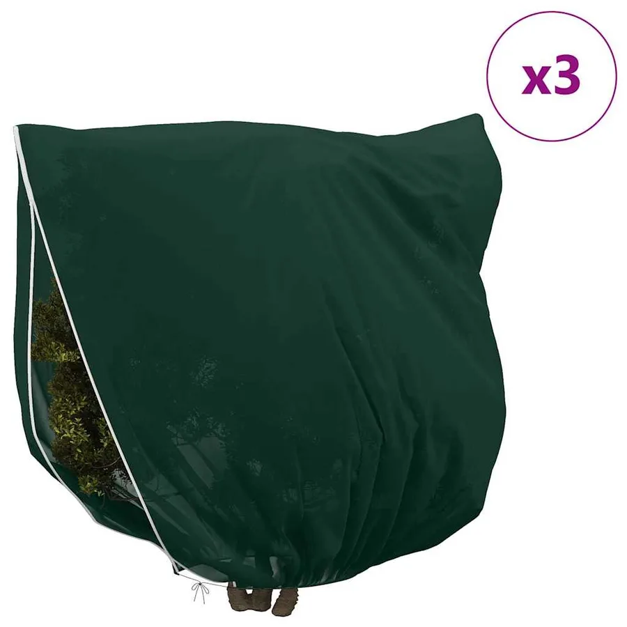 Couvercles de Fleece de Protection Anti-Gel pour Plantes 3 pcs - 4