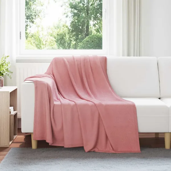 Couvertures à jeter 6 pcs Rose 200 x 150 cm Toison