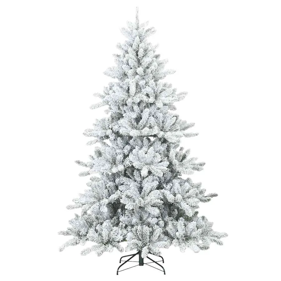 Sapin de Noël Artificiel à Branches Articulées Blanc 240 cm - 6