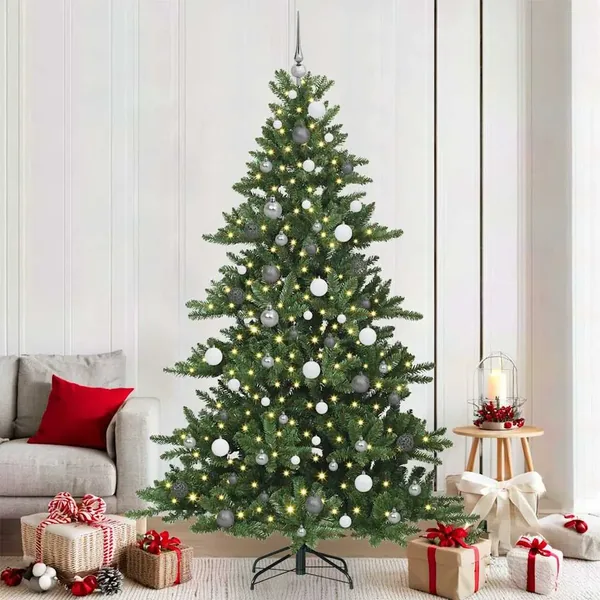 Sapin de Noël Artificiel à Branches Articulées Vert 210 cm