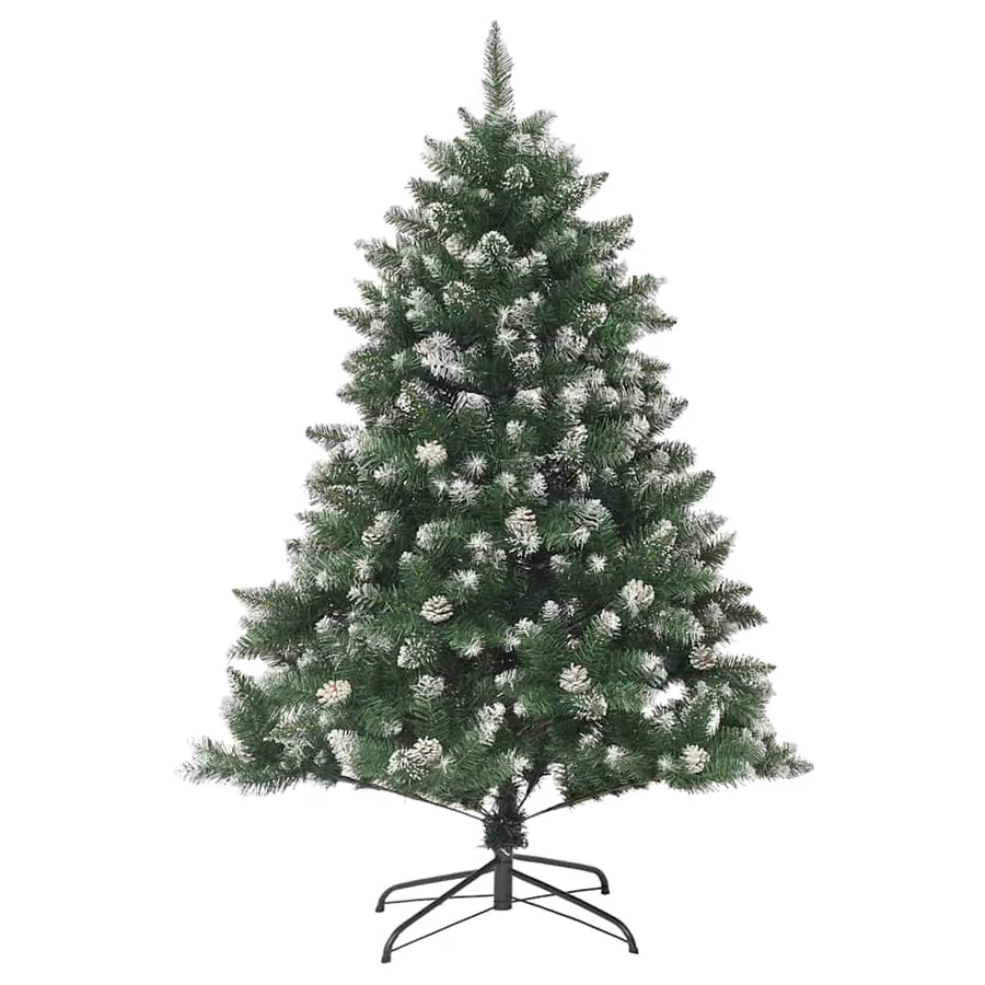 Sapin de Noël artificiel Vert 150 cm PVC, plastique et acier - 5