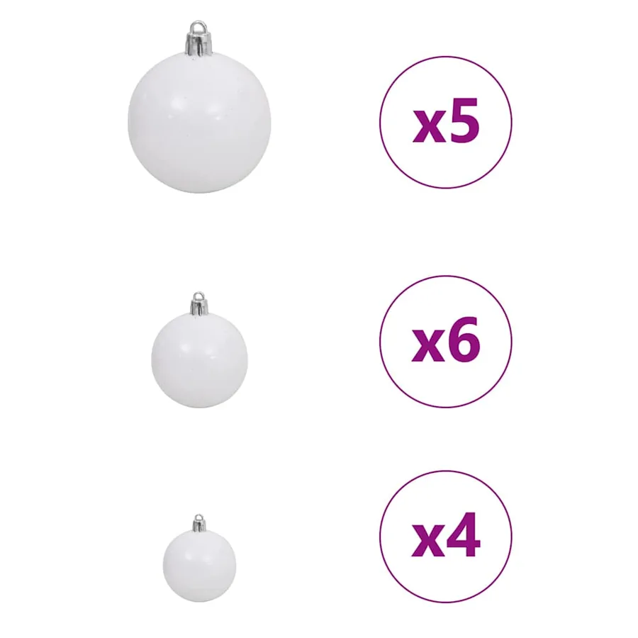 Sapin de Noël artificiel Vert 150 cm PVC, plastique et acier - 9