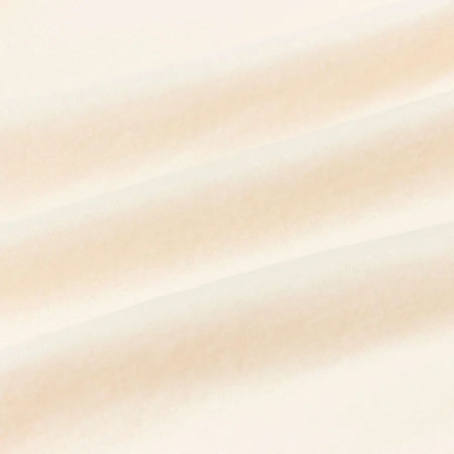 Jeté Crème 240 x 220 cm Toison - 6