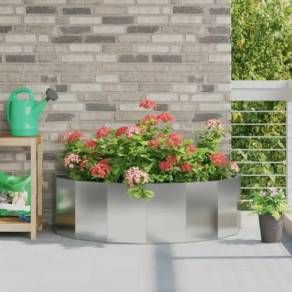 Jardinière Argent 120 x 60 x 35 cm Acier galvanisé