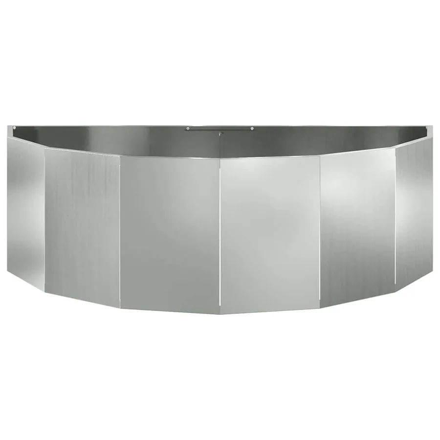 Jardinière Argent 120 x 60 x 35 cm Acier galvanisé - 5