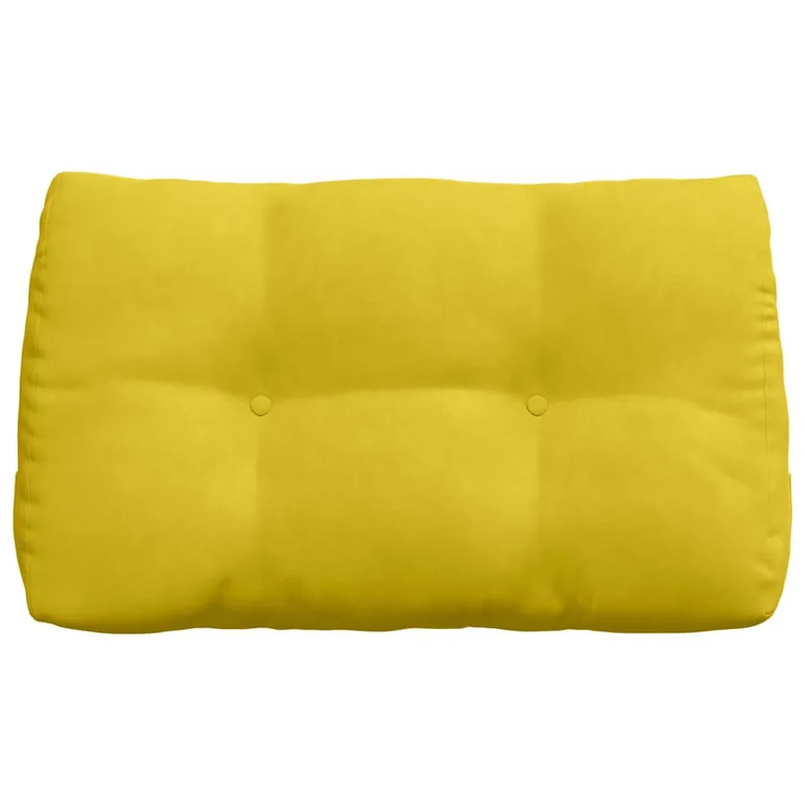 Coussin de Dos Jaune 80 x 24 x 50 cm Velours - 6