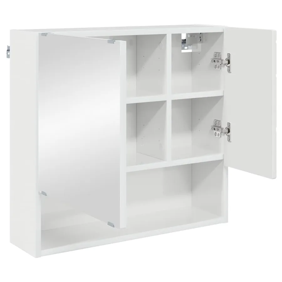 Ensemble de mobilier de salle de bain 3 pcs Blanc brillant - 7