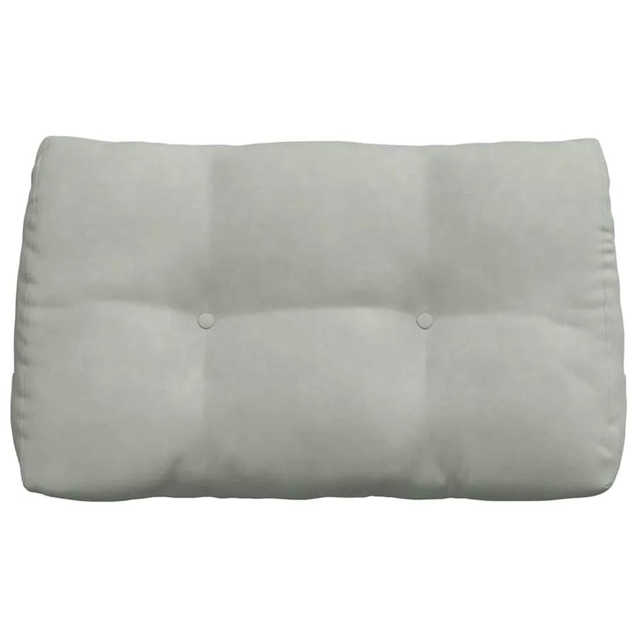 Coussin de Dos Gris clair 80 x 24 x 50 cm Velours - 6