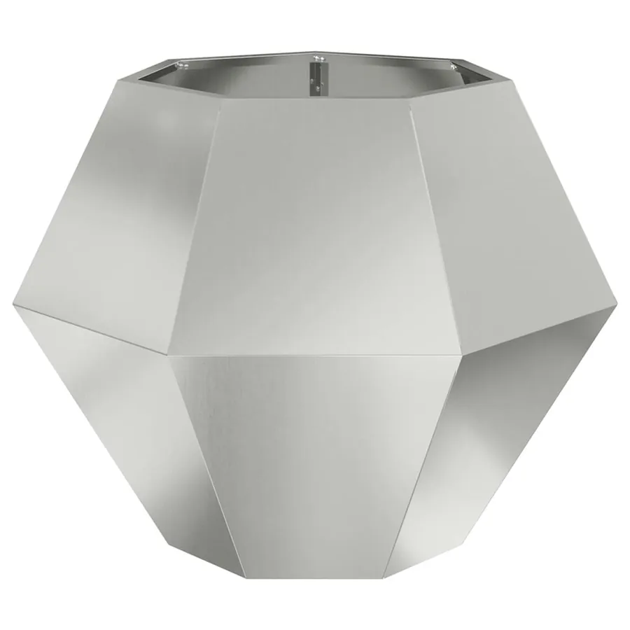 Jardinière 2 pc Argent 75 x 75 x 60 cm Acier galvanisé - 6