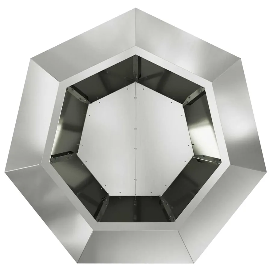 Jardinière 2 pc Argent 75 x 75 x 60 cm Acier galvanisé - 7