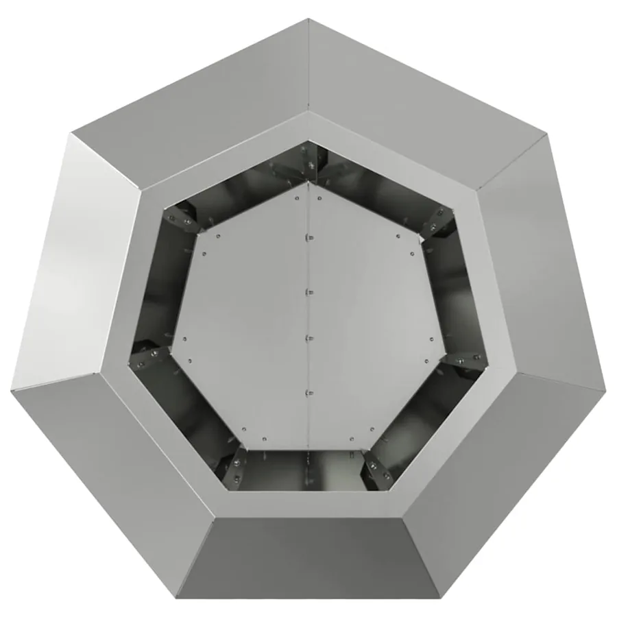 Jardinière 2 pc Argent 50 x 50 x 40 cm Acier galvanisé - 7