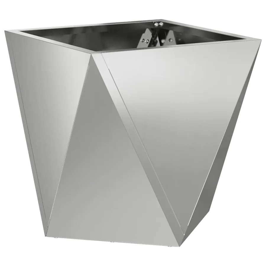 Jardinière 2 pc Argent 30 x 30 x 30 cm Acier galvanisé - 5